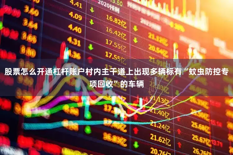 股票怎么开通杠杆账户村内主干道上出现多辆标有“蚊虫防控专项回收”的车辆